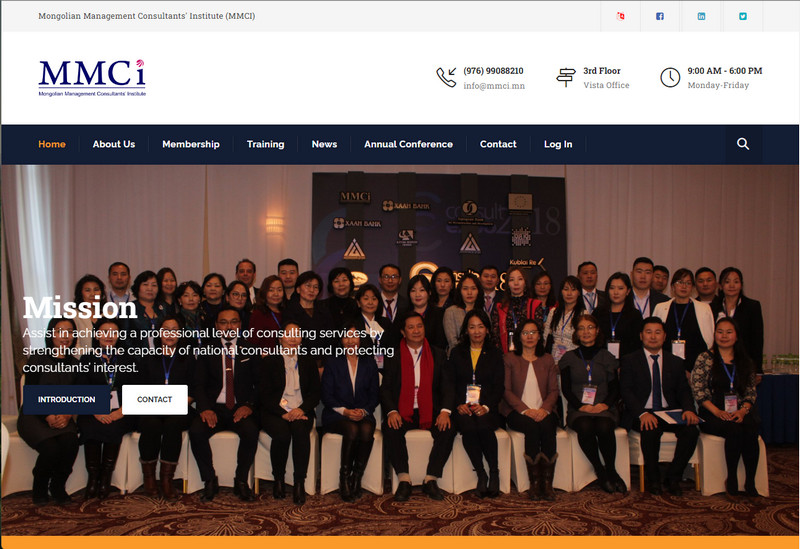 e-CGS Partner Clients: MMCI - The Mongolian Institute of Management Consultants