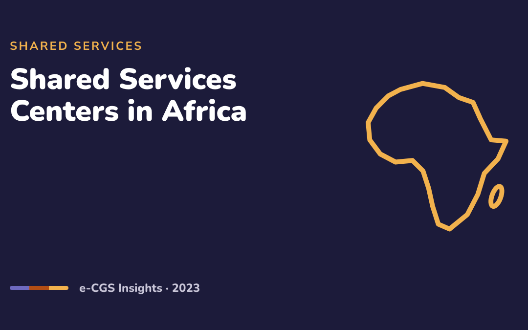 Shared Services Centers in Africa as a Key Strategy for Local Companies and Multi-Company Groups