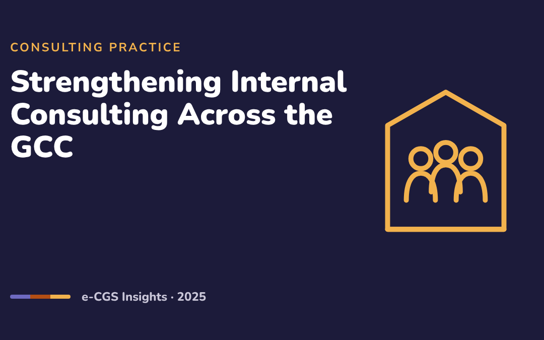 Strengthening Internal Consulting to Build National Capability Across the GCC